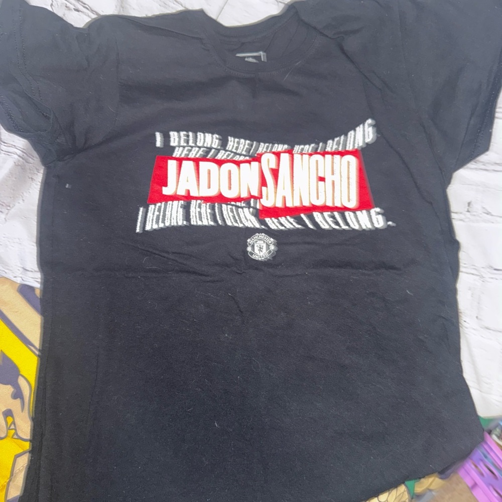 JADON SANCHO MANCHESTER UNITED T SHIRT Premier League Soccer Large Women’s